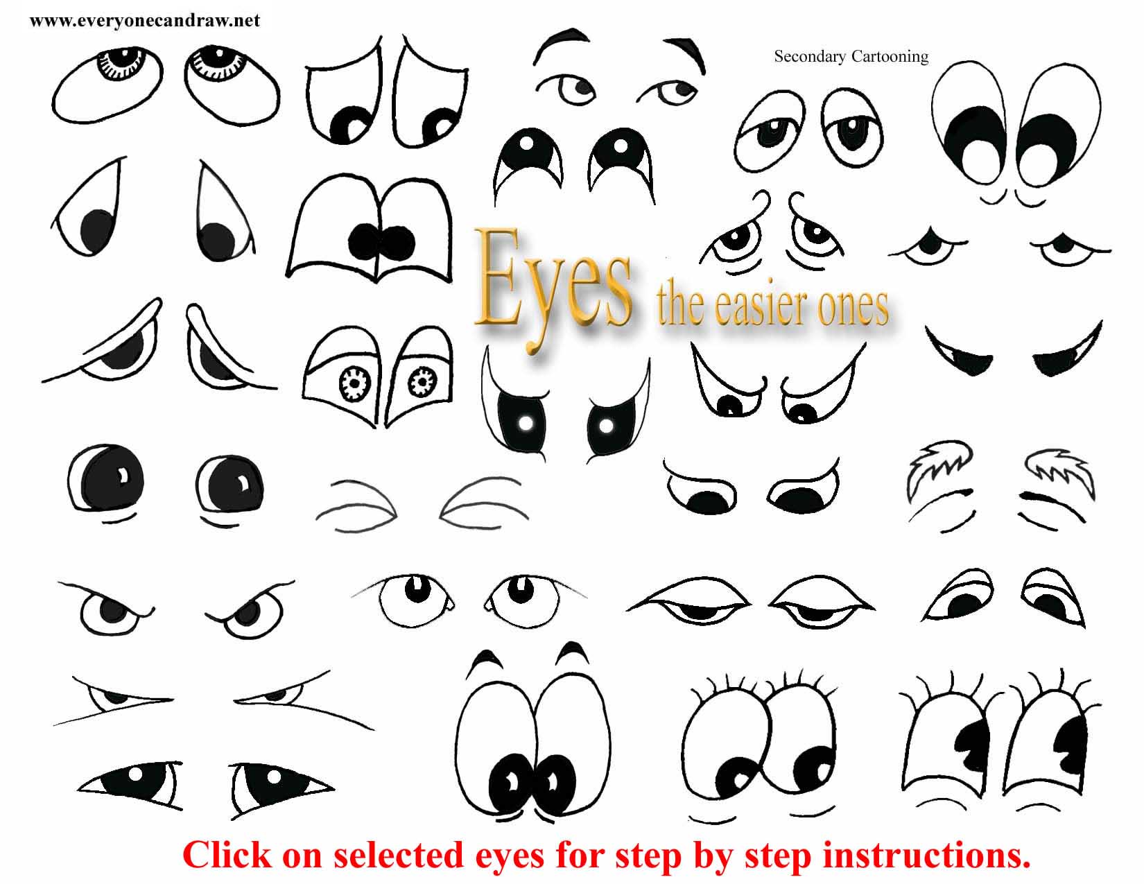 secondary eyes easiest